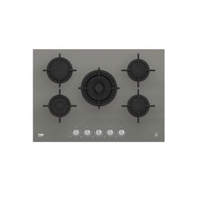 Beko KOCW 75220 DGR Wok Gözlü Gri Cam Ankastre Ocak