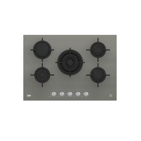 Beko KOCW 75220 DGR Wok Gözlü Gri Cam Ankastre Ocak