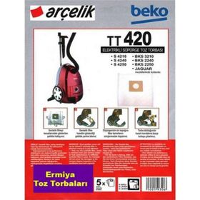 Beko TRB 2174 Elektrikli Süpürge 25 Adet Bez Kumaş Toz Torbası
