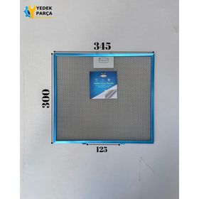 Beko Uyumlu ADE 63640 S Davlumbaz Metal Filtresi