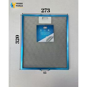 Beko Uyumlu ADT 61630 BI Davlumbaz Metal Filtresi