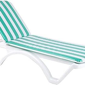 Belde 6622 Yeşil Beyaz Standart Pilsa Şezlong Minderi