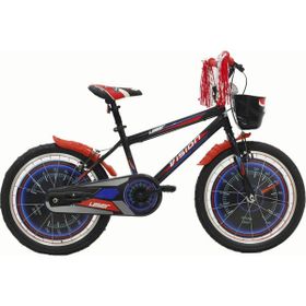 Belderia Laser 1 Vites 20 Jant V-Fren Siyah Kırmızı Unisex Çocuk Bisikleti