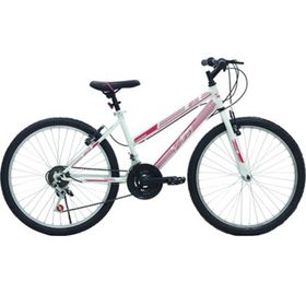 Belderia Tec Eros 24" Jant 21 Vites V-Fren Pembe Beyaz Dağ Bisikleti