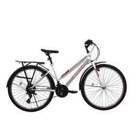 Belderia Vision Elegance 24" Jant Sypo Index 21 Vites V-Fren Beyaz Pembe Şehir Bisikleti
