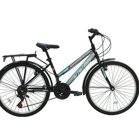 Belderia Vision Elegance 26" Jant Sypo Index 21 Vites V-Fren Siyah Turkuaz Şehir Bisikleti