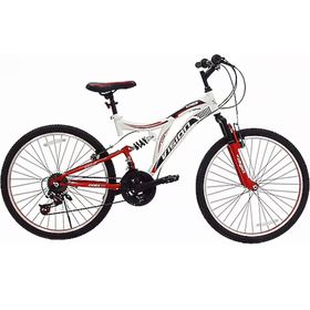 Belderia Vision Kings 24" Jant Microshift 21 Vites V-Fren Siyah Kırmızı Dağ Bisikleti