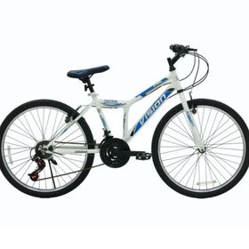 Belderia Vision Steel 24" Jant Sypo Index 21 Vites V-Fren Beyaz Mavi Dağ Bisikleti