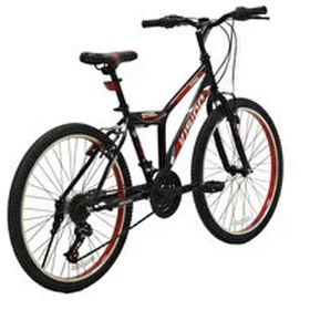 Belderia Vision Steel 26" Jant Sypo Index 21 Vites V-Fren Siyah Kırmızı Dağ Bisikleti