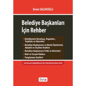 Belediye Başkanları İçin Rehber Beta Yayınları
