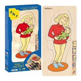 Beleduc Anne 15x30 cm Katlı Puzzle