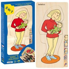 Beleduc Anne 15x30 cm Katlı Puzzle