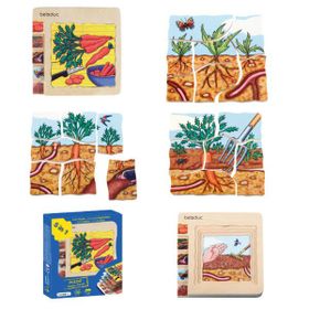 Beleduc BC17044 Oluşum Havuç Puzzle