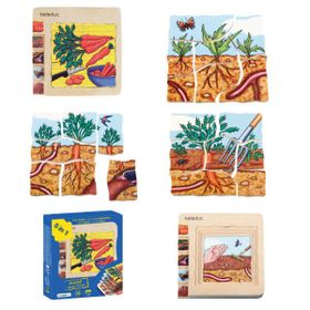 Beleduc BC17044 Oluşum Havuç Puzzle