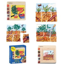 Beleduc BC17044 Oluşum Havuç Puzzle