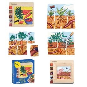 Beleduc BC17044 Oluşum Havuç Puzzle
