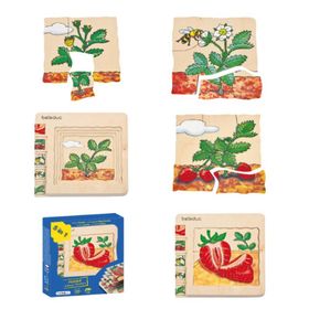 Beleduc Kat Kat Çilek 30 Parça Puzzle