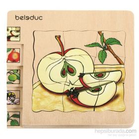 Beleduc Kat Kat Elma 30 Parça Puzzle