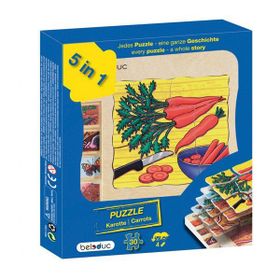 Beleduc Kat Kat Havuç 30 Parça Puzzle