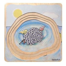 Beleduc Katlı Kurbağa 28 Parça Puzzle