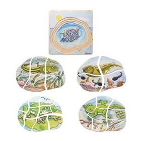 Beleduc Katlı Kurbağa 28 Parça Puzzle