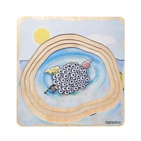 Beleduc Katlı Kurbağa 28 Parça Puzzle
