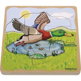 Beleduc Katlı Ördek 28 Parça Puzzle