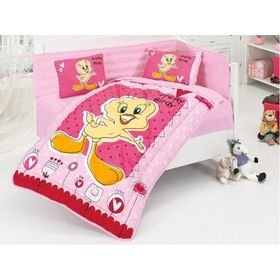 Belenay Pretty Birdy Pembe Bebek Nevresim Takımı
