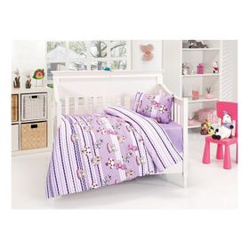 Belenay Sevimliler Lila Bebek Nevresim Takımı