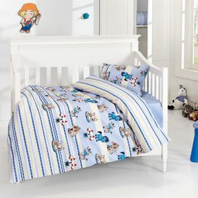 Belenay Sevimliler Mavi Bebek Nevresim Takımı