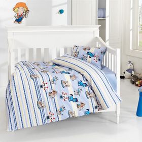 Belenay Sevimliler Mavi Bebek Nevresim Takımı