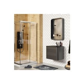 Belinza Antrasit Twist 65 cm Banyo Dolabı Takımı