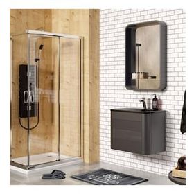 Belinza Antrasit Twist 65 cm Banyo Dolabı Takımı