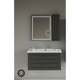 Belinza Ariana Antrasit 80 cm Banyo Dolabı