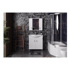 Belinza Eva 65 cm Banyo Dolabı Takımı
