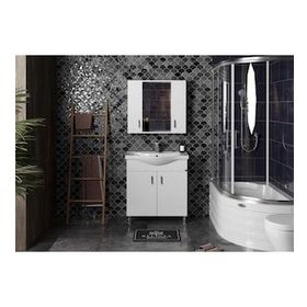 Belinza Eva 80 cm Banyo Dolabı Takımı