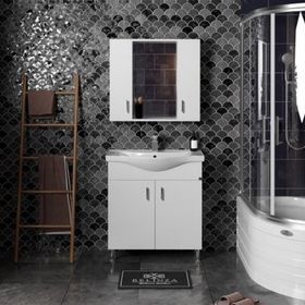 Belinza Eva 80 cm Banyo Dolabı Takımı