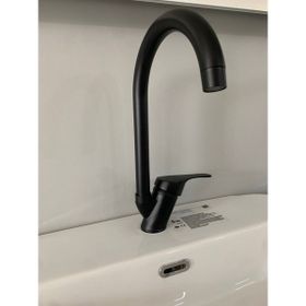 Belinza Orex Siyah Kuğu Lavabo Bataryası