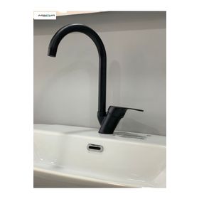 Belinza Orex Siyah Kuğu Lavabo Bataryası