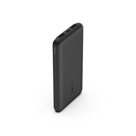 Belkin 10K USB C 15 W Çift USB-A 15 cm USB-A C Kablo Siyah Power Bank