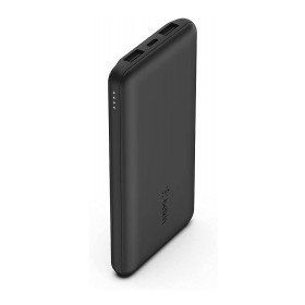 Belkin 10K USB C 15 W Çift USB-A 15 cm USB-A C Kablo Siyah Power Bank