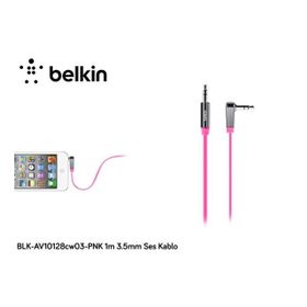 Belkin AV10128CW03-PNK Pembe 3.5 mm Universal Aux Ses Kablosu