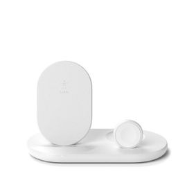 Belkin Beyaz 3-in-1 Apple Ürünleri için Kablosuz Şarj Cihazı