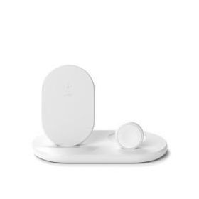 Belkin Beyaz 3-in-1 Apple Ürünleri için Kablosuz Şarj Cihazı