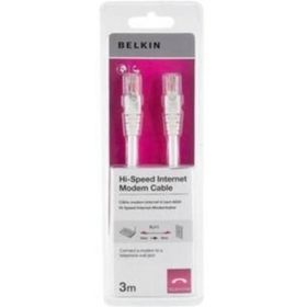Belkin BLK-F3L900cp3M-WH-S 3m Beyaz CAT5 Kablo