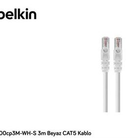 Belkin BLK-F3L900cp3M-WH-S 3m Beyaz CAT5 Kablo