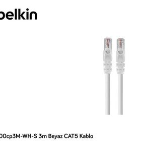 Belkin BLK-F3L900cp3M-WH-S 3m Beyaz CAT5 Kablo