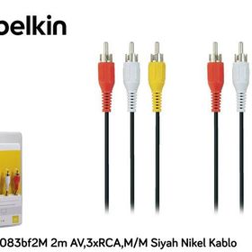 Belkin BLK-F3Y083BF2M Siyah Ses Kablosu