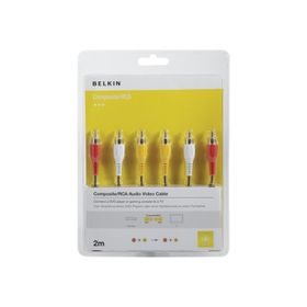 Belkin BLK-F3Y083BF2M Siyah Ses Kablosu