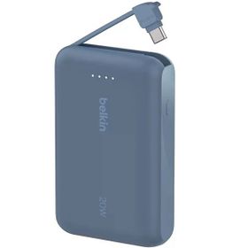 Belkin Boostcharge Entegre Type-C Kablolu 10.000 mAh Pd 20W Mavi Powerbank